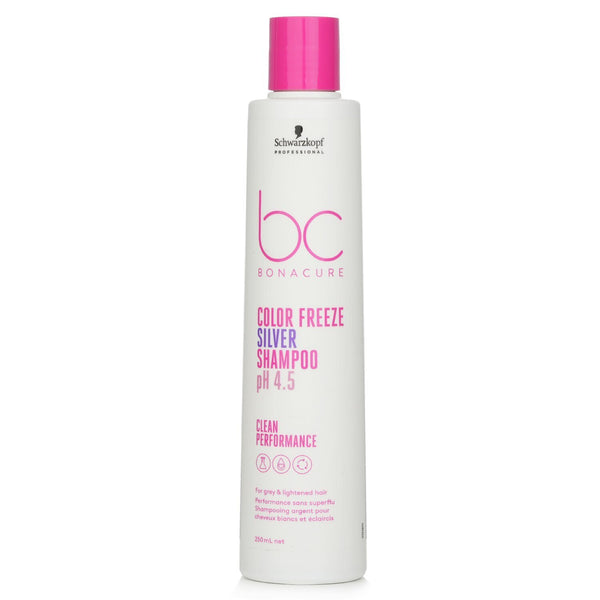シュワルツコフ  BC Bonacure pH 4.5 Color Freeze Silver Shampoo (For Grey & Lightened Hair)   250ml/8.45oz