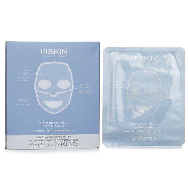 111スキン  Cryo De-Puffing Facial Mask   5x30ml/5x1.01oz