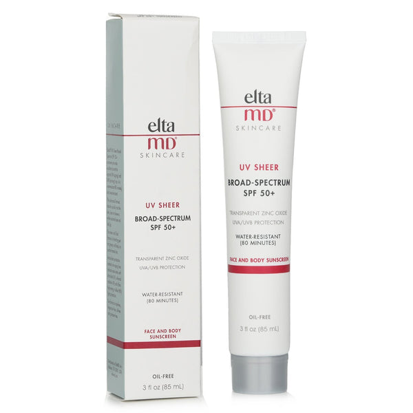 エルタMD  UV Sheer Broad-Spectrum SPF 50+ Sunscreen (For Face and Body)   85ml/3oz
