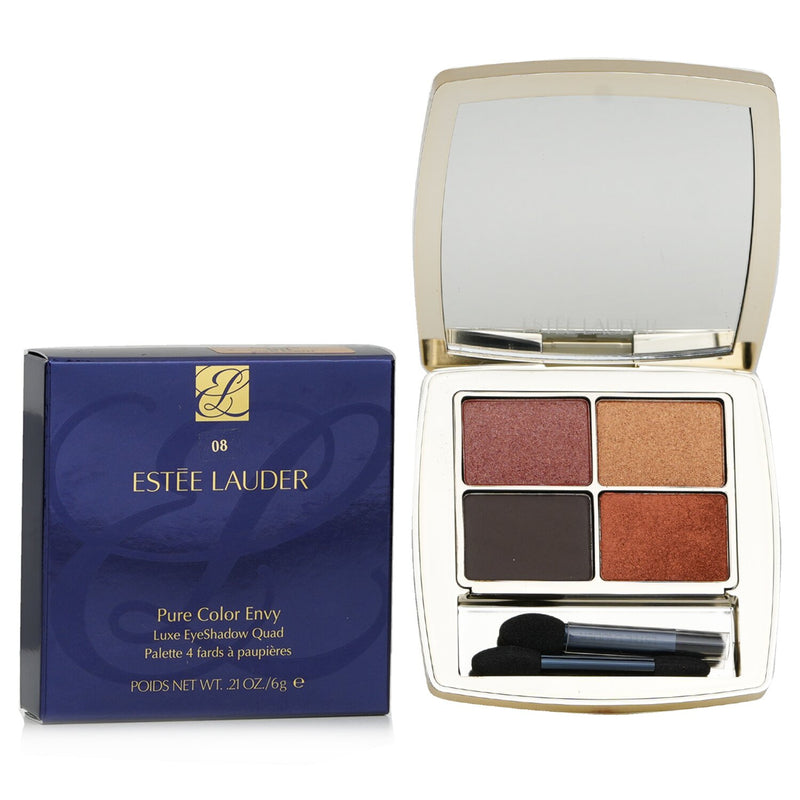 エスティ ローダー  Pure Color Envy Luxe Eyeshadow Quad # 08 Wild Earth   6g/0.21oz