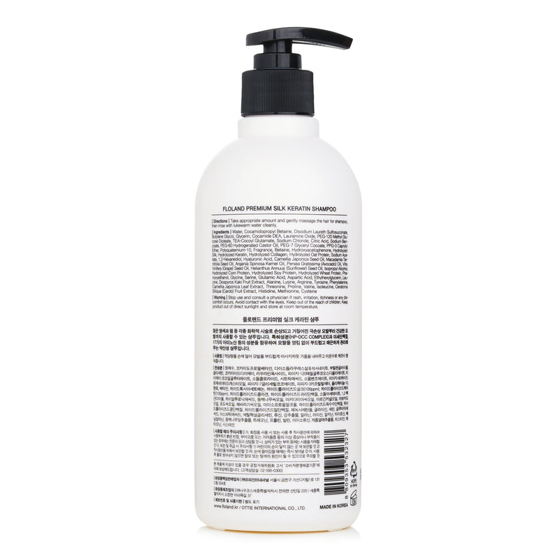 Floland  Premium Silk Keratin Shampoo   530ml/17.92oz