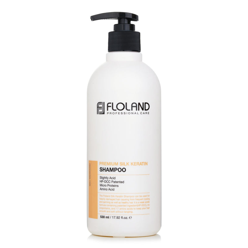 Floland  Premium Silk Keratin Shampoo   530ml/17.92oz