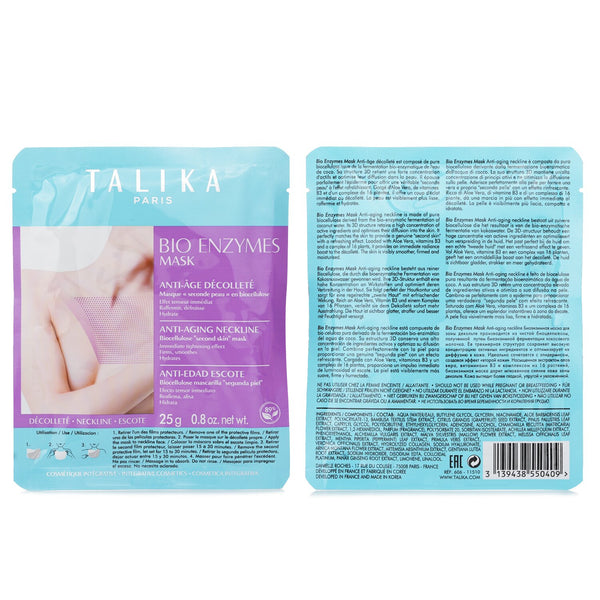 タリカ  Bio Enzymes Mask Anti-Aging Neckline   25g/0.8oz