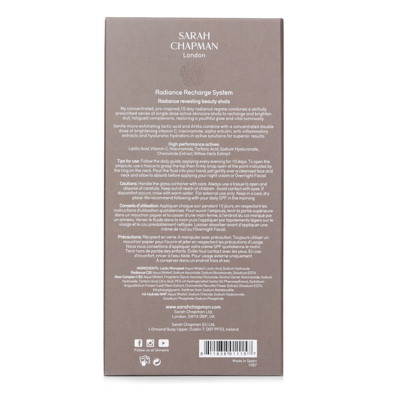 サラ・チャップマン  Skinesis Radiance Recharge System   10x1ml/0.03oz