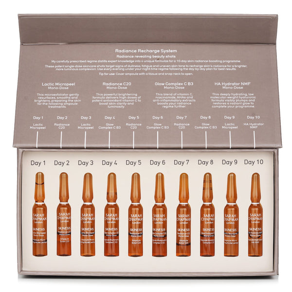 サラ・チャップマン  Skinesis Radiance Recharge System   10x1ml/0.03oz