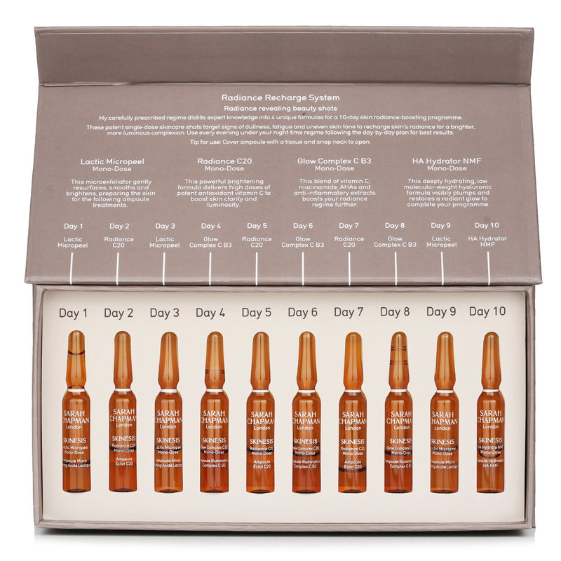 サラ・チャップマン  Skinesis Radiance Recharge System   10x1ml/0.03oz