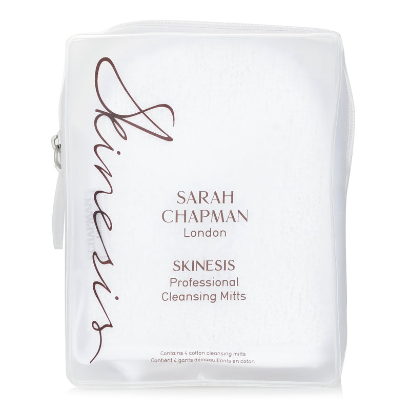 サラ・チャップマン  Skinesis Professional Cleansing Mitts   4Mitts