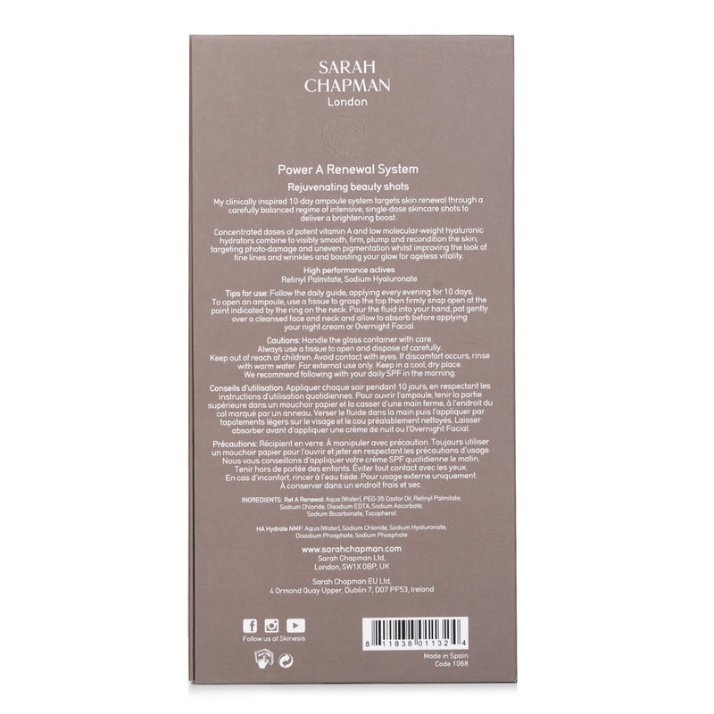 サラ・チャップマン  Skinesis Power A Renewal System   10x1ml/0.03oz