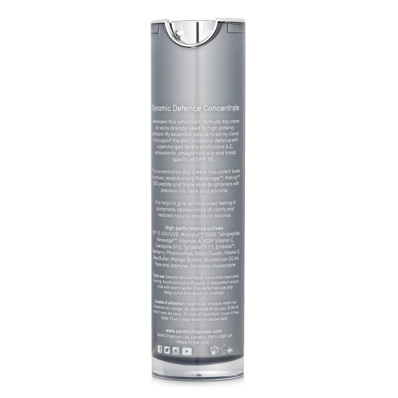 サラ・チャップマン  Skinesis Dynamic Defence Concentrate Intensive Day cream with SPF15   40ml/1.35oz