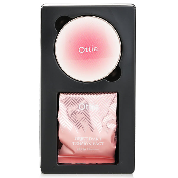 オッティー  Objet D’art Tension Pact SPF50 PA++++ & Refill  # 23 Natural   2x15g/0.52oz