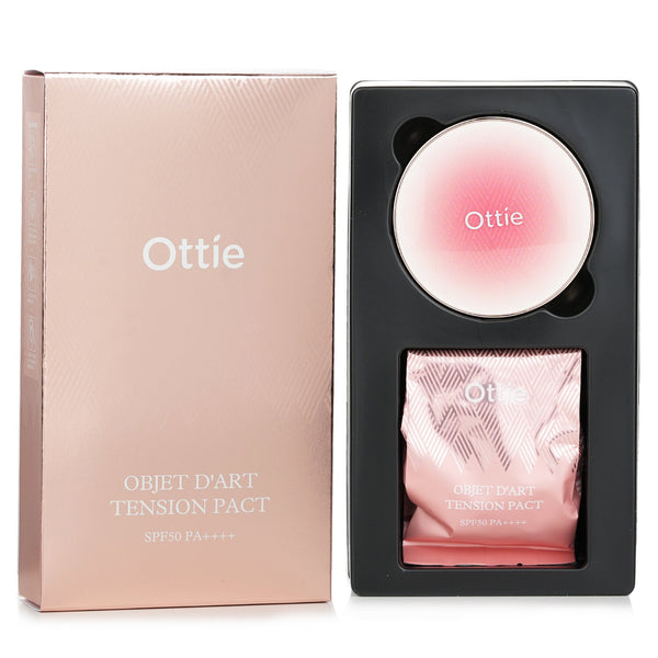 オッティー  Objet D’art Tension Pact SPF50 PA++++ & Refill  # 23 Natural   2x15g/0.52oz