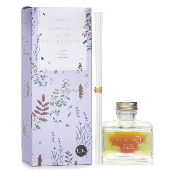 Daily Aroma Japan  Nighty-Night Reed Diffuser - Lavender, Bergamot, Orange Sweet   120ml