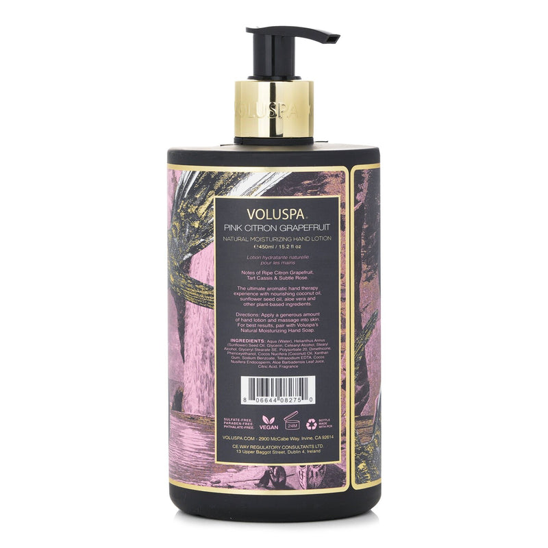 ボルスパ  Pink Citron Grapefruit Natural Moisturizing Hand Lotion   450ml/15.2oz