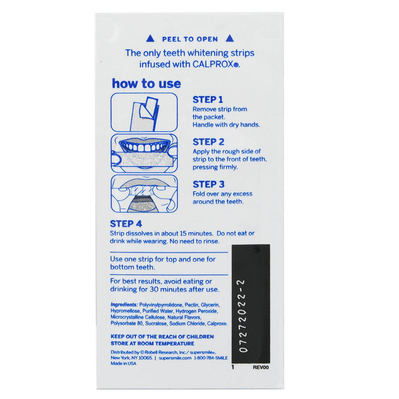 スーパースマイル  Professional Teeth Whitening Dissolving Strips   14 Strips