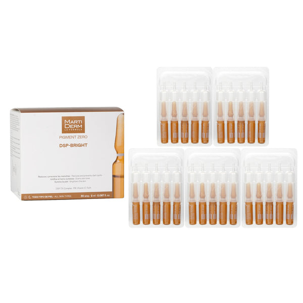 マルティダーム  Pigment Zero DSP-Bright With TX Complex And 5% Vitamin C-Tech Ampoules (For All Skin)   30Ampoules x2ml