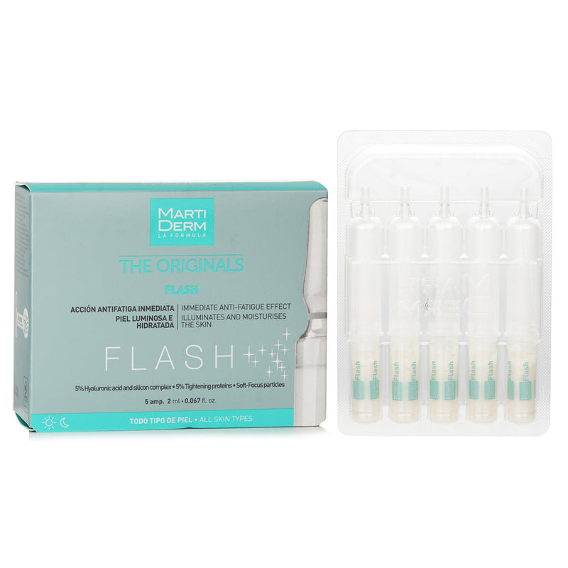 マルティダーム  Flash Ampoules Anti-fatigue (For All Skin)   5 Ampoules x2ml