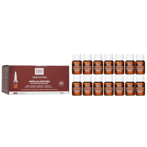 マルティダーム  Hair System Anti Hair-Loss Ampoules   14 Ampoulesx3ml