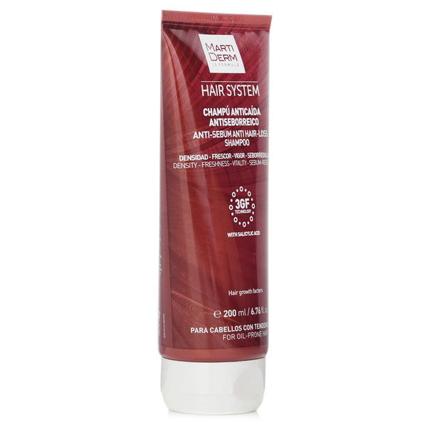 マルティダーム  Hair System Anti-Sebum Anti Hair-Loss Shampoo With Salicylic Acid  (For Oil-prone Hair)   200ml/6.76oz