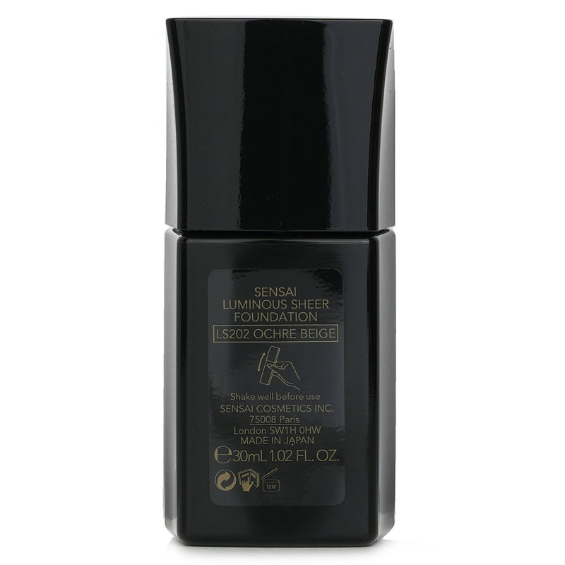 カネボウ  Sensai Luminous Sheer Foundation SPF15 - Ls202 Ochre Beige   30ml/1.02oz