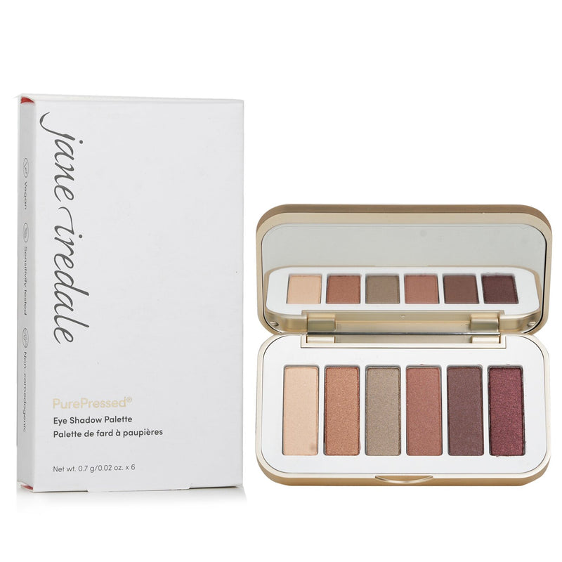 ジェーンアイルデール  PurePressed Eye Shadow Palette - #Naturally Glam   6x 0.7g/0.02oz