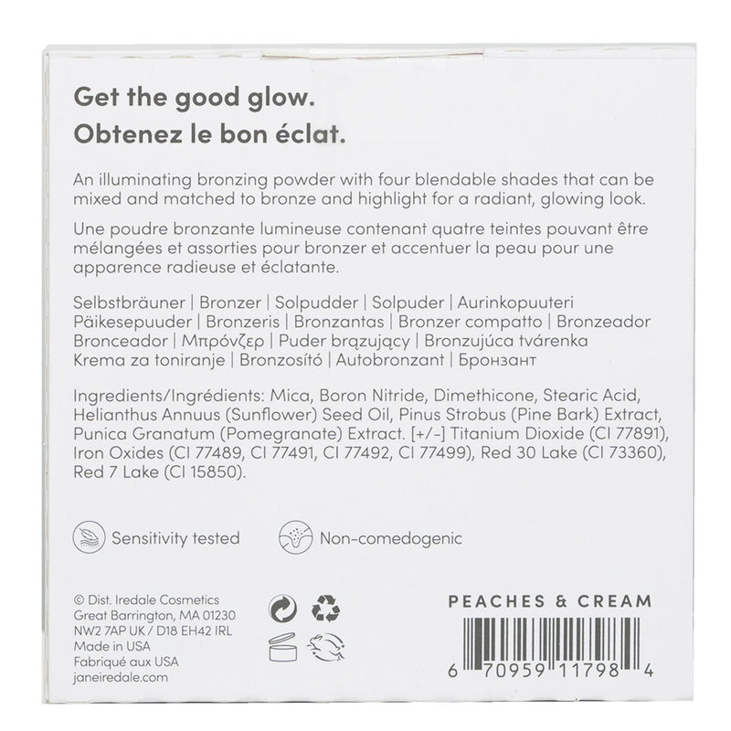 ジェーンアイルデール  PureBronze Shimmer Bronzer Palette Refill - # Peaches & Cream   9.9g/0.35oz
