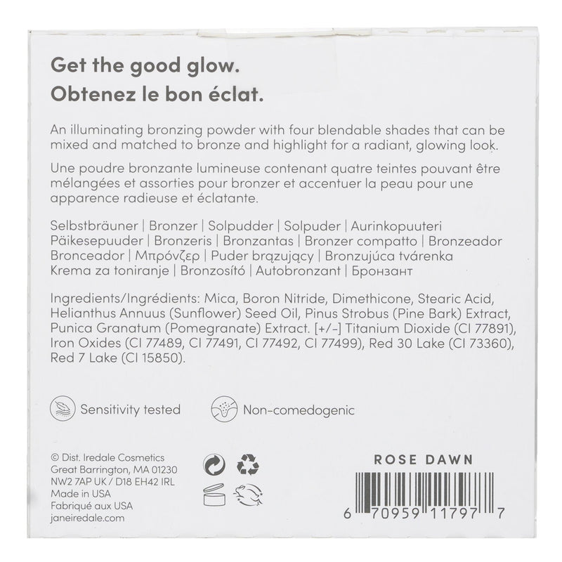 ジェーンアイルデール  PureBronze Shimmer Bronzer Palette Refill - # Rose Dawn   9.9g/0.35oz