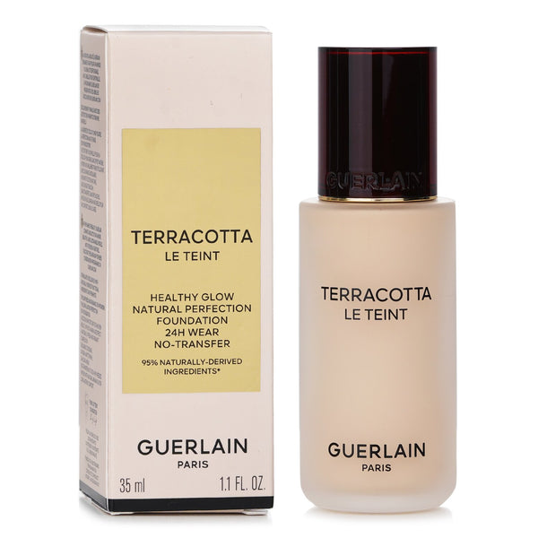 ゲラン  Terracotta Le Teint Healthy Glow Natural Perfection Foundation 24H Wear No Transfer - # 0.5W Warm   35ml/1.1oz