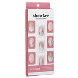 Cololab  Showker Gel Nail Strip # CSA101 Bling Pink Art   1pcs