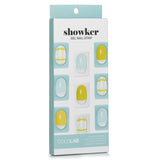 Cololab  Showker Gel Nail Strip  # CSA611 Pastel Check   1pcs