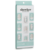 Cololab  Showker Gel Nail Strip # CSA701 Jewel Shooting Mint   1pcs
