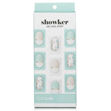 Cololab  Showker Gel Nail Strip # CSA701 Jewel Shooting Mint   1pcs