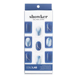 Cololab  Showker Gel Nail Strip # CNA401 Blackberry Marble   1pcs