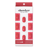 Cololab  Showker Gel Nail Strip # CSF511 Kiss You Red   1pcs