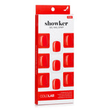 Cololab  Showker Gel Nail Strip # CPF504 Real Red   1pcs