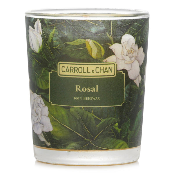 キャンドル・キャロル&チャン  100% Beeswax Votive Candle - Rosal (Neroli, Gardenia & Musk)   65g/2.3oz