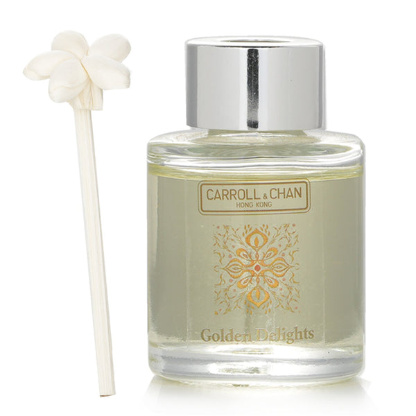 キャンドル・キャロル&チャン  Mini Diffuser - # Golden Delights (Amber, Peach, Leather & Oud)   20ml
