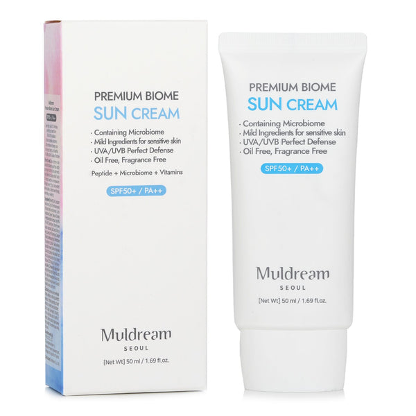 Muldream  Premium Biome Sun Cream SPF50+/ PA++   50ml/1.69oz