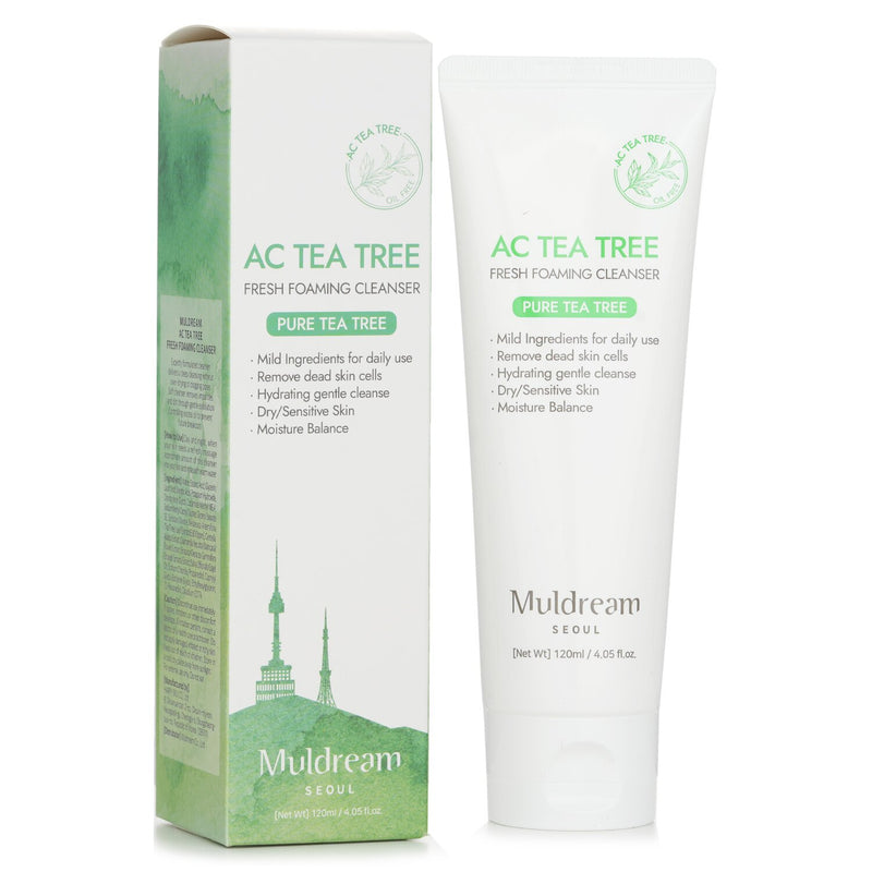 Muldream  AC Tea Tree Fresh Foaming Cleanser   120ml/4.05oz
