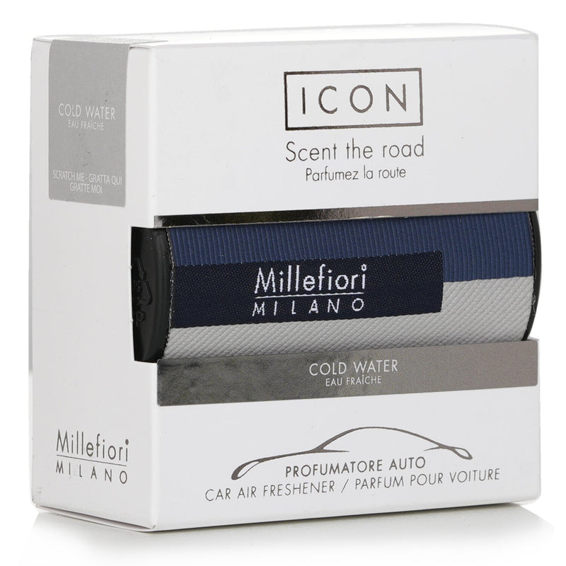 ミッレフィオーリ  Icon Textile Geometric Car Air Freshener - Cold Water   1pc