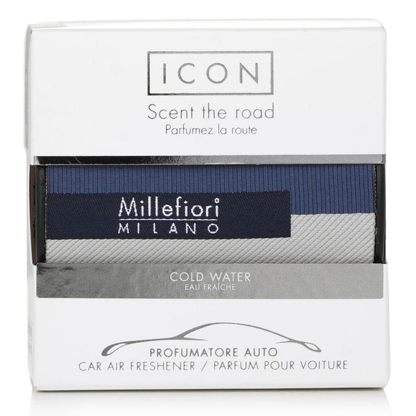 ミッレフィオーリ  Icon Textile Geometric Car Air Freshener - Cold Water   1pc