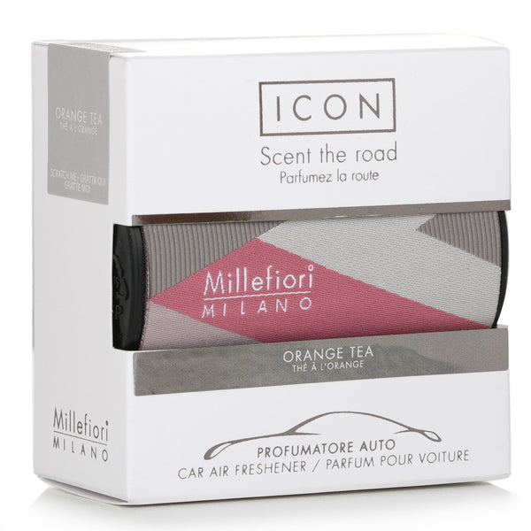 ミッレフィオーリ  Icon Textile Geometric Car Air Freshener - Orange Tea   1pc