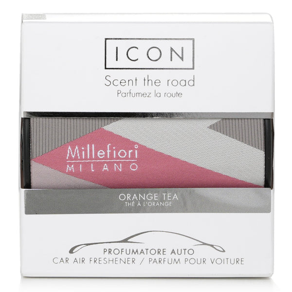 ミッレフィオーリ  Icon Textile Geometric Car Air Freshener - Orange Tea   1pc