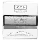 ミッレフィオーリ  Icon Metal Car Air Freshener - Mineral Gold   1pc