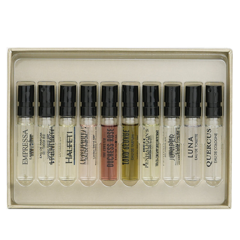 ペンハリガン  Scent Library: Luna+Empressa+Endymion+Halfeti+The Favourite+Duchess Rose+Lord George+Blenheim Bouquet+Juniper Sling+Quercus   10x2ml/0.07oz