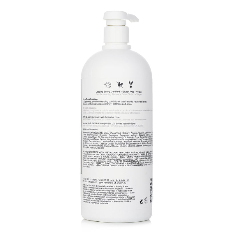 IGK  Blonde Pop Purple Toning Conditioner   1000ml/33.8oz