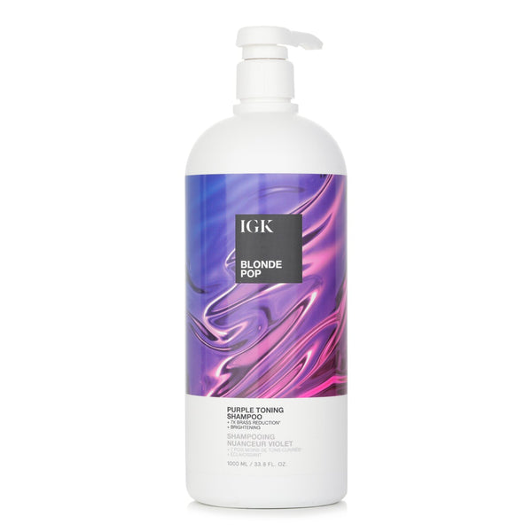 IGK  Blonde Pop Purple Toning Shampoo   1000ml/33.8oz