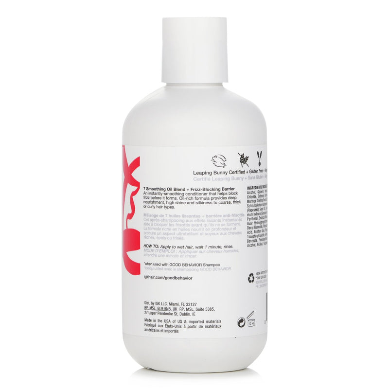 IGK  Good Behavior Ultra Smooth Conditioner   236ml/8oz