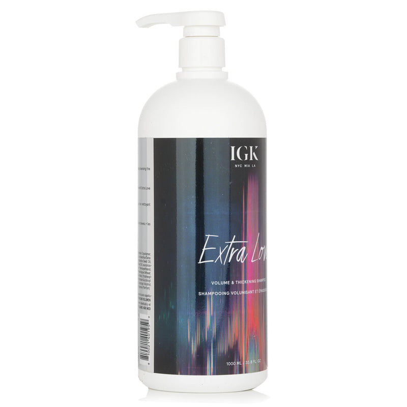 IGK  Extra Love Volume & Thickening Shampoo   1000ml/33.8oz