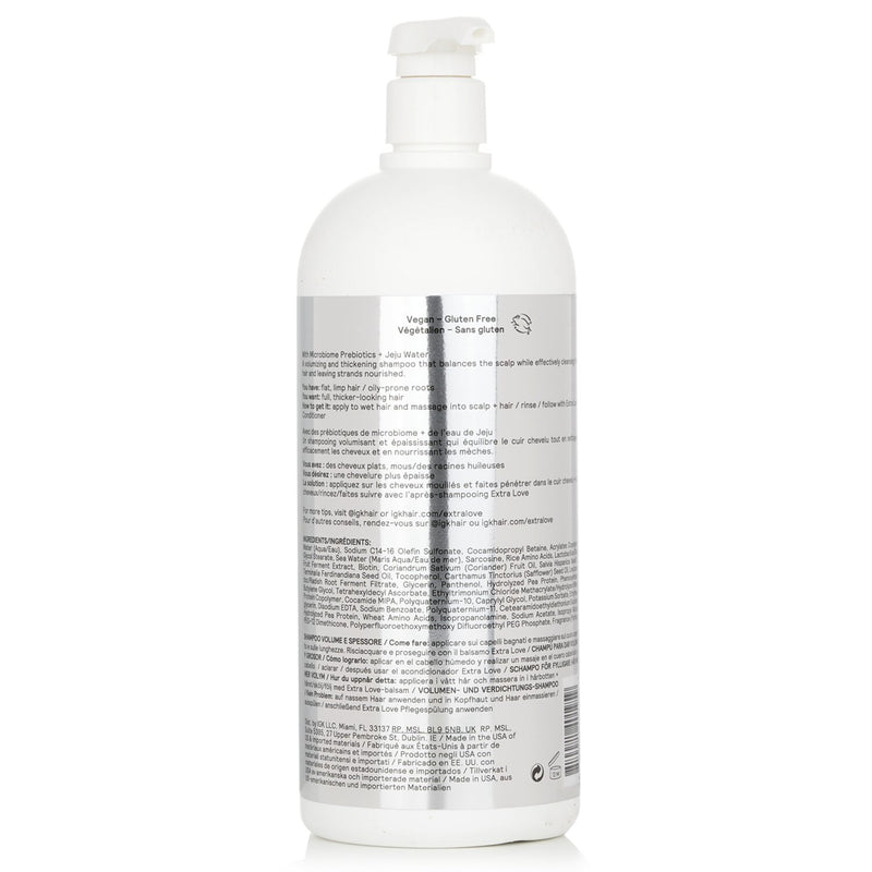 IGK  Extra Love Volume & Thickening Shampoo   1000ml/33.8oz