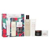 フレッシュ  Black Tea Set: Soy Face Cleanser+Kombucha F.T. Essence+Instant Perfecting Mask+Firming Overnight Mask   4pcs